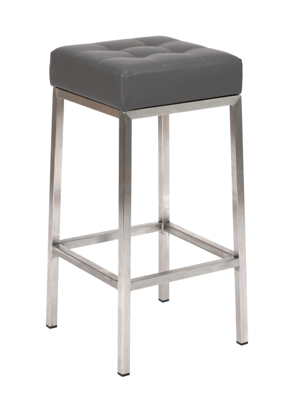 FURNISHINGS MATE VANITY COUNTER STOOL GREY SET OF TWO VANITY-GR-SS