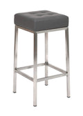 FURNISHINGS MATE VANITY COUNTER STOOL GREY SET OF TWO VANITY-GR-SS