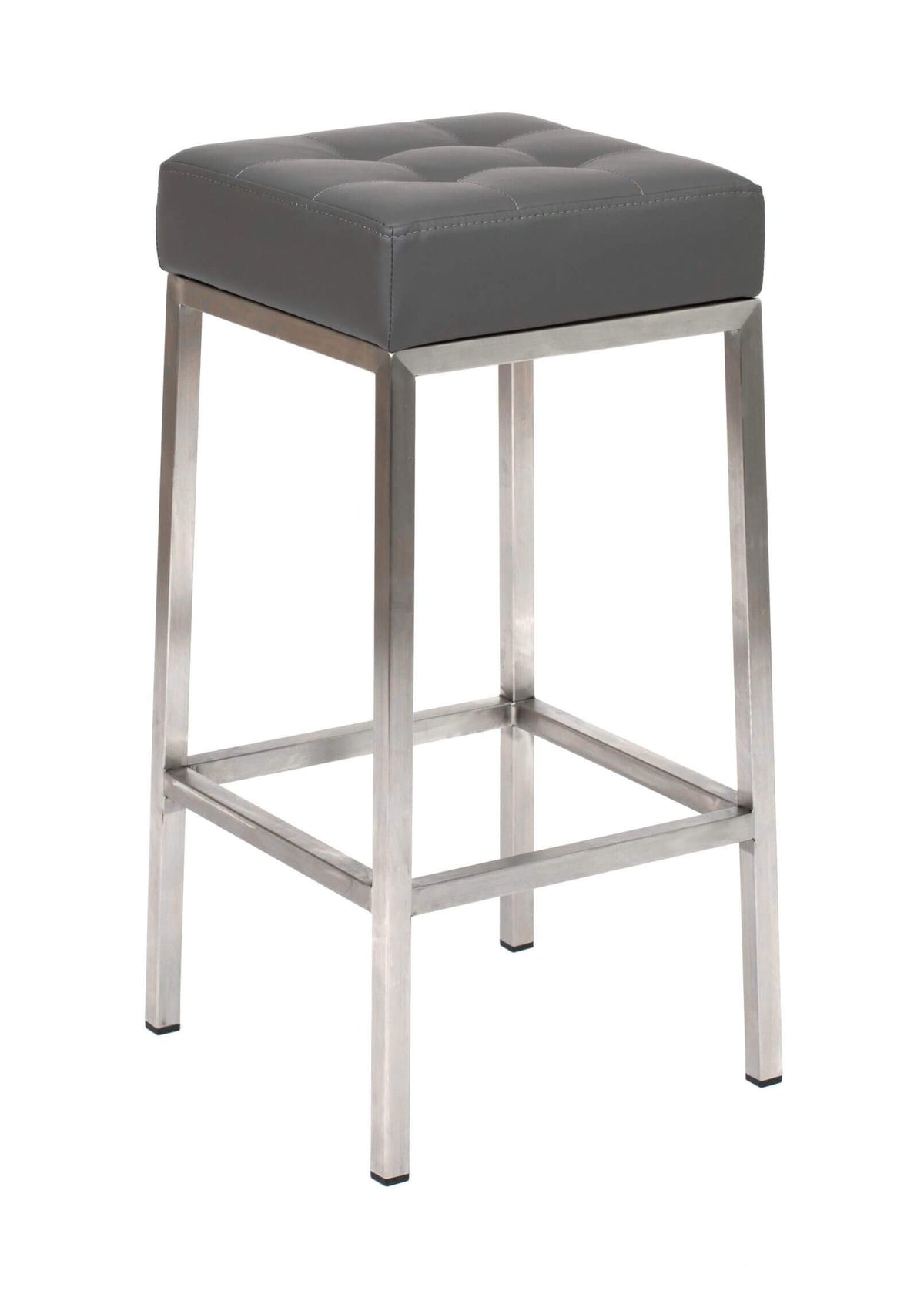 FURNISHINGS MATE VANITY COUNTER STOOL GREY SET OF TWO VANITY-GR-SS