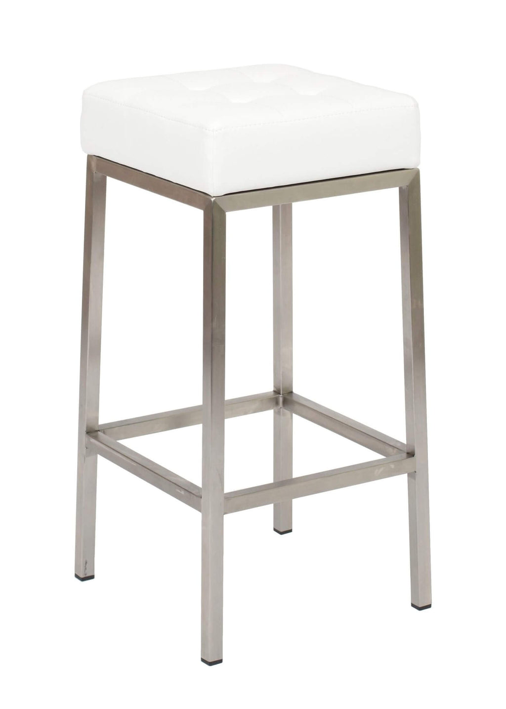 FURNISHINGS MATE VANITY COUNTER STOOL WHITE SET OF TWO VANITY-WH-SS