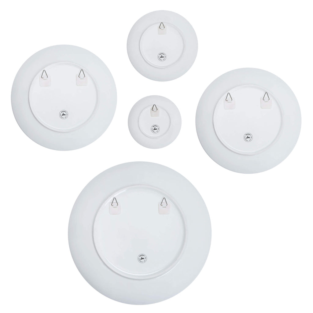RENWIL MALIYA DECORATIVE PLATES SET OF FIVE W6719