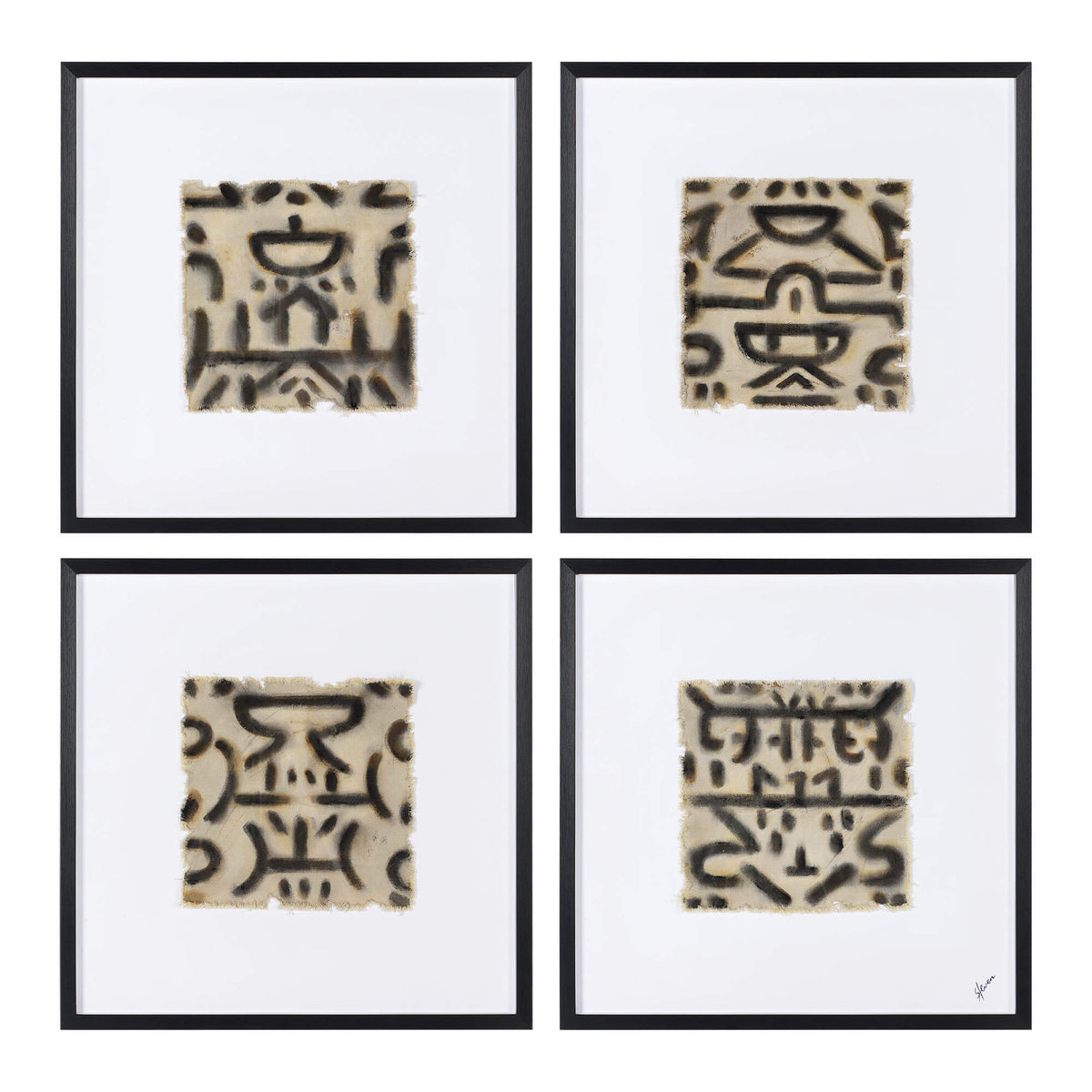 RENWIL  KTIR  WALL ART SET OF FOUR  W6724