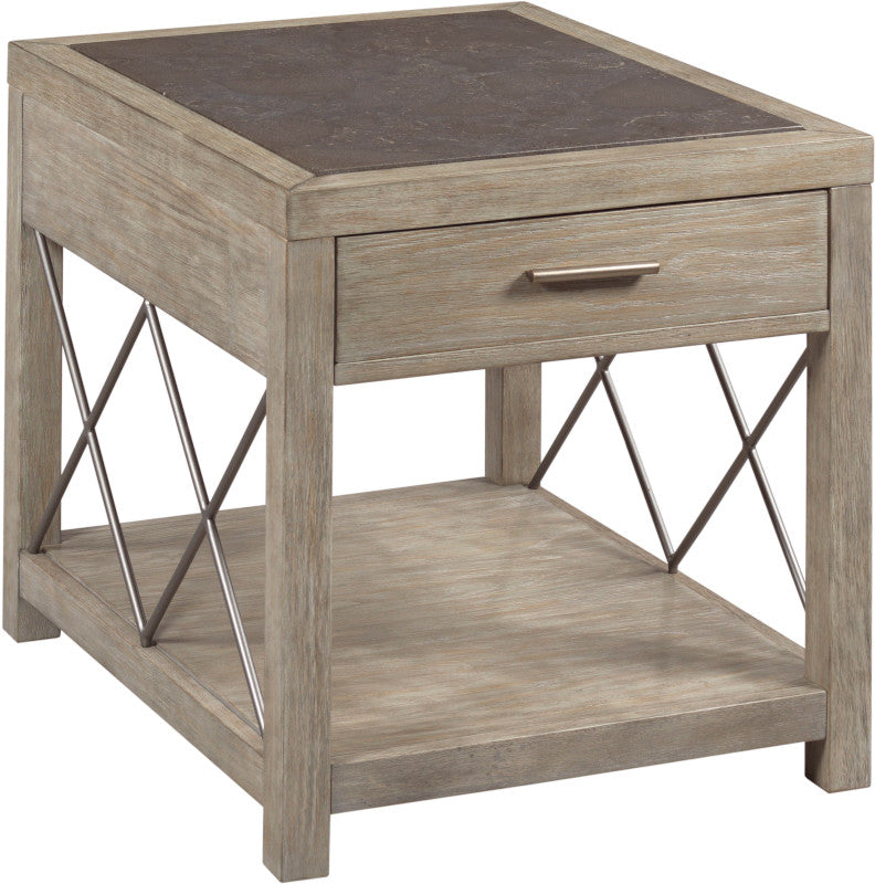 HAMMARY RECTANGULAR DRAWER END TABLE 042916