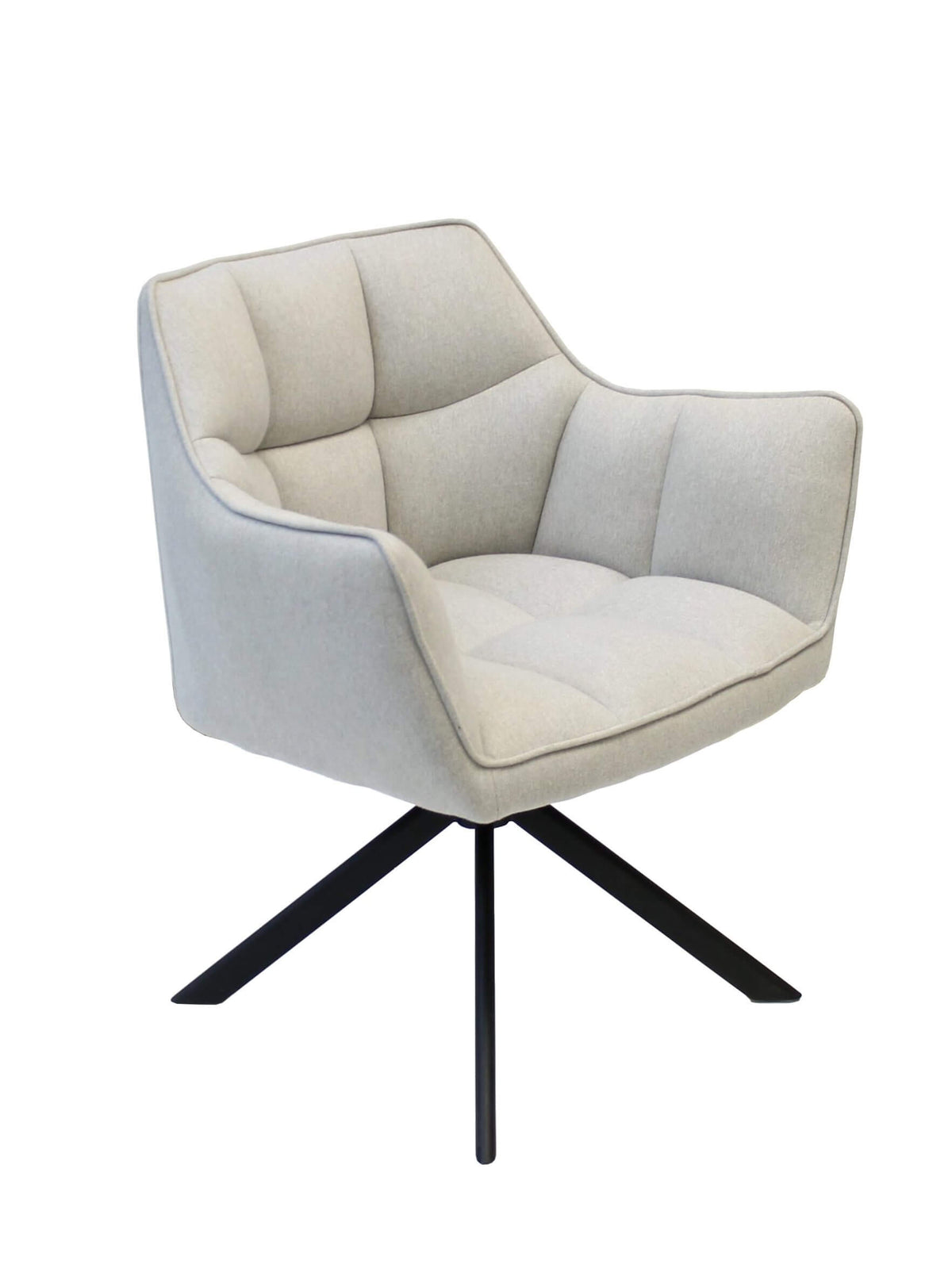 FURNISHINGS MATE WINSTON CHAIR DOVE SET OF TWO DC 330C-DO-MB