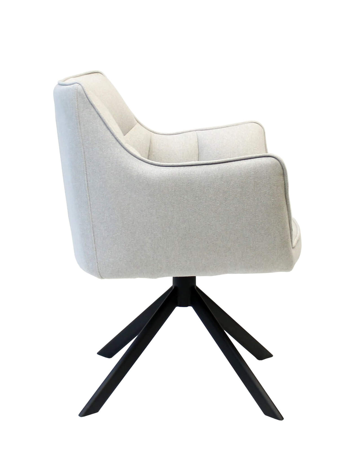 FURNISHINGS MATE WINSTON CHAIR DOVE SET OF TWO DC 330C-DO-MB
