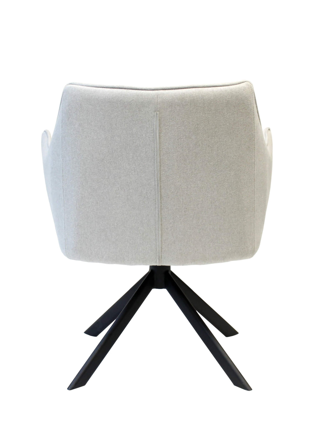 FURNISHINGS MATE WINSTON CHAIR DOVE SET OF TWO DC 330C-DO-MB
