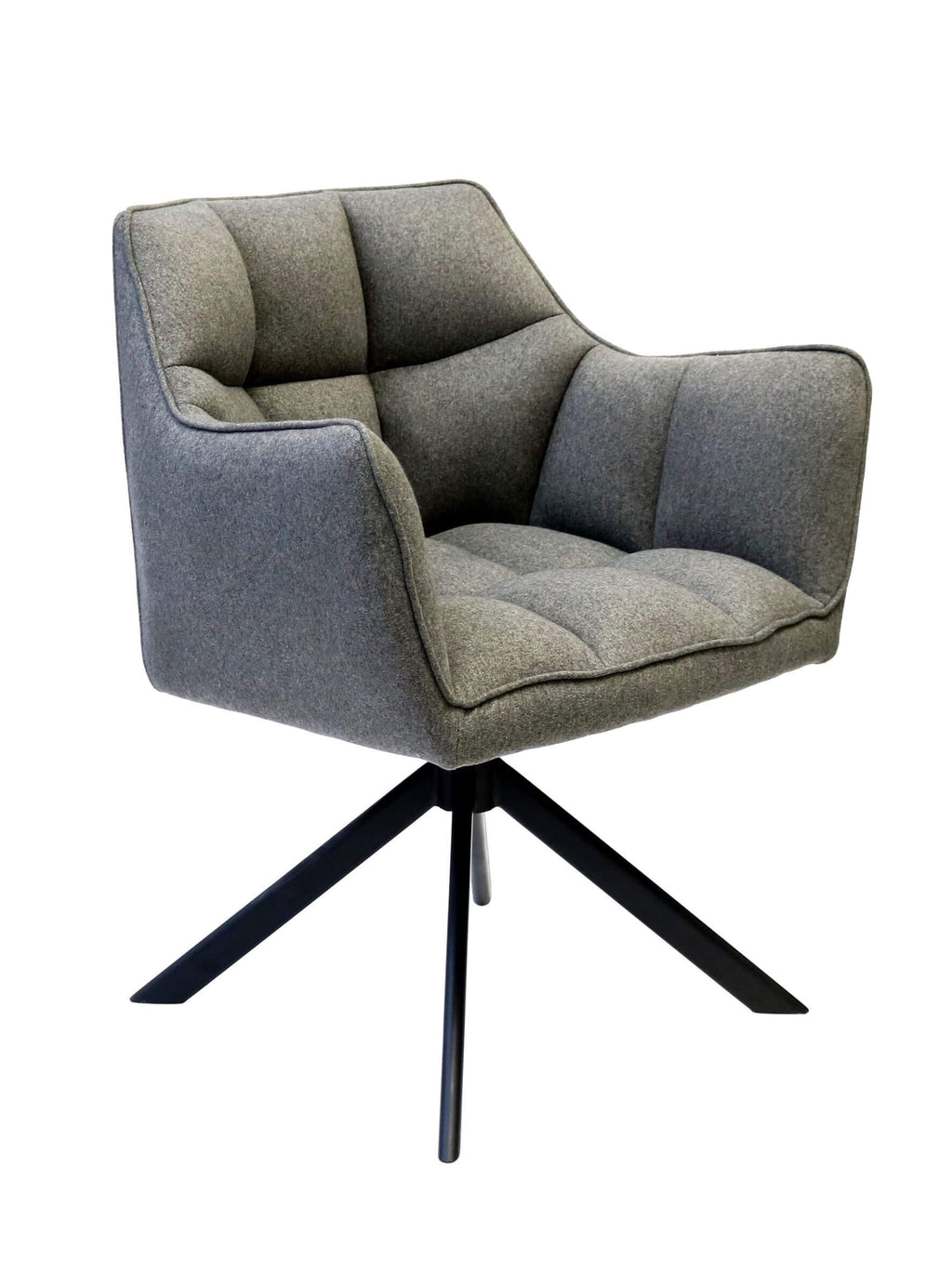FURNISHINGS MATE WINSTON CHAIR SLATE SET OF TWO DC 330C-SL-MB