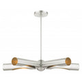 LIVEX LIGHTING Novato Chandelier Brushed Nickel 45895-91