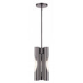 LIVEX LIGHTING Acra Pendant Chandelier Black Chrome 45913-46