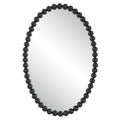 UTTERMOST SERNA OVAL MIRROR BLACK 09876