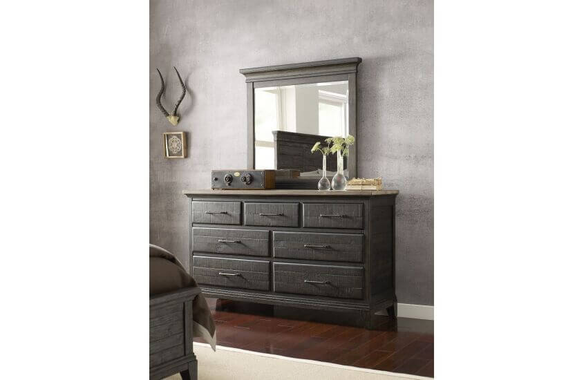 KINCAID PLANK ROAD FARMSTEAD DRESSER CHARCOAL 706-120C