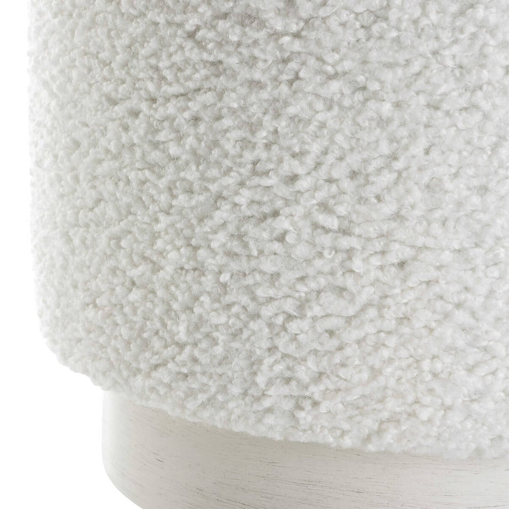 UTTERMOST AVILA OTTOMAN  WHITE 23743