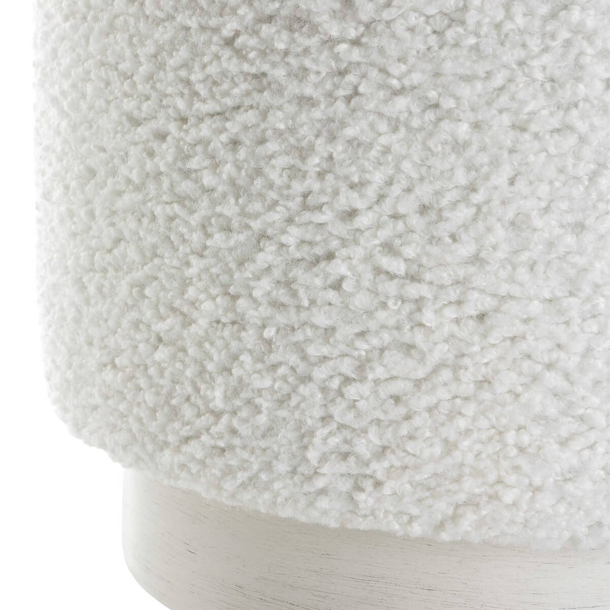 UTTERMOST AVILA OTTOMAN  WHITE 23743