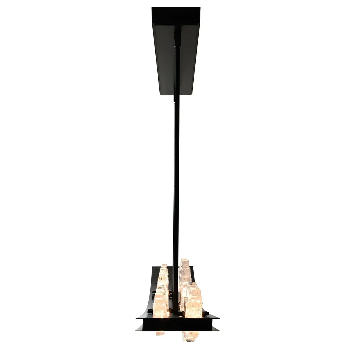 CWI LIGHTING ARCUS LED 50" BLACK CHANDELIER 1711P50-5-101