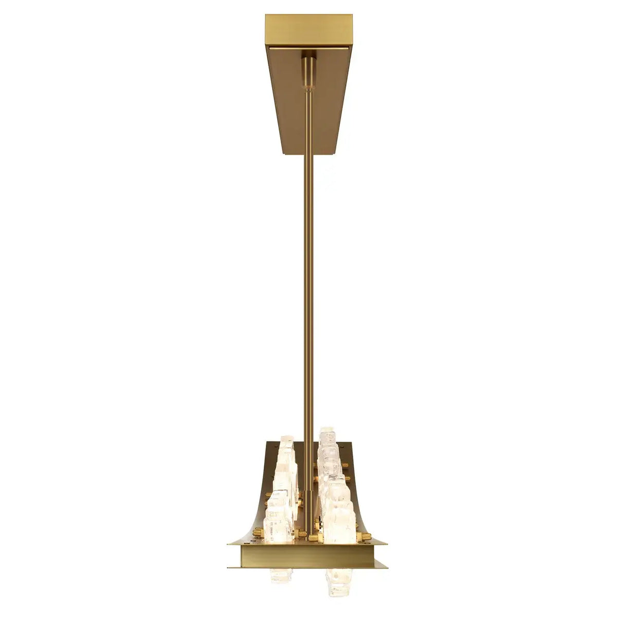 CWI LIGHTING ARCUS LED 50" BRASS CHANDELIER 1711P50-5-624