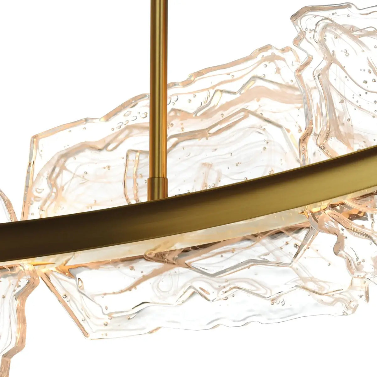 CWI LIGHTING ARCUS LED 70" BRASS CHANDELIER 1711P70-7-624