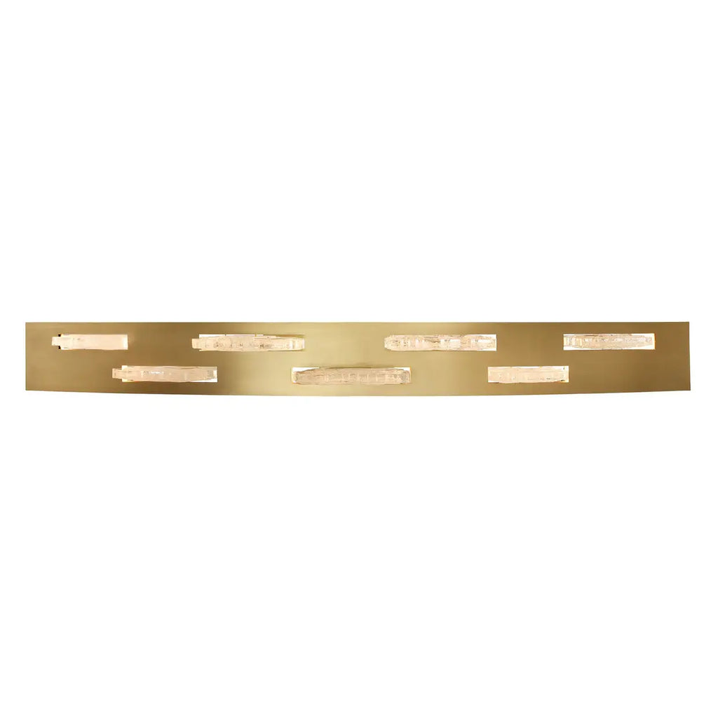 CWI LIGHTING ARCUS LED 70" BRASS CHANDELIER 1711P70-7-624