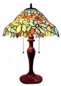 W2 TRADING Tiffany Flora Table Lamp TL1619