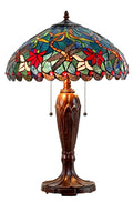 W2 TRADING Dragonfly Tiffany Table Lamp TL-1655