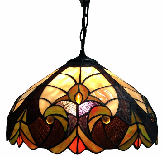 W2 TRADING Victorian Tiffany Pendant P1627