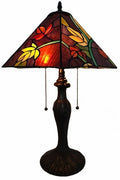 W2 TRADING Flower Tiffany Table Lamp DCE57-16