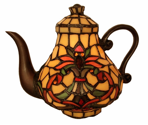 W2 TRADING Teapot Tiffany Lamp TP-1