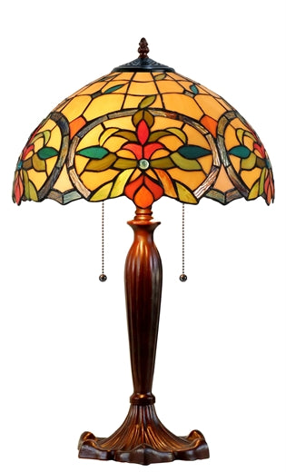 W2 TRADING Flower Tiffany Table Lamp TL1651