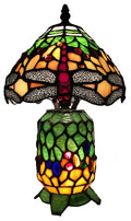 W2 TRADING Dragonfly Tiffany Table Lamp DCE-07P