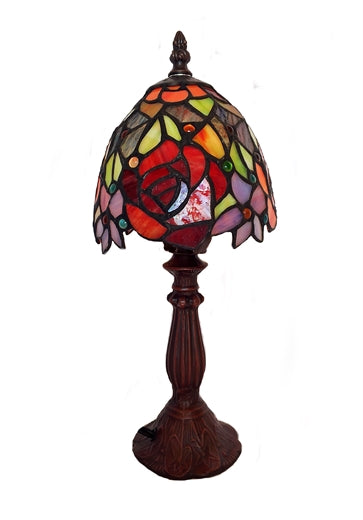 W2 TRADING Small Tiffany Table Lamp DCE27-8-1