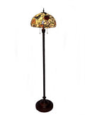 W2 TRADING Butterfly Tiffany Floor Lamp F1652