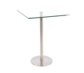 FURNISHINGS MATE ARIS SQUARE BAR TABLE DT004 BH