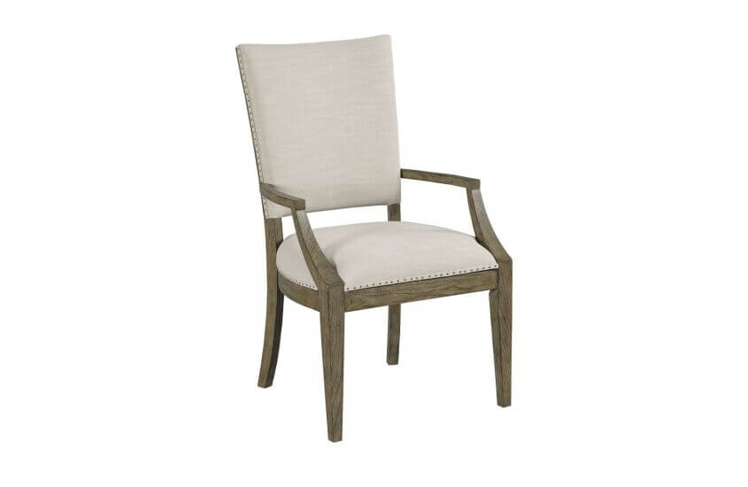 KINCAID PLANK ROAD HOWELL ARM CHAIR STONE  SET OF TWO 706-623S