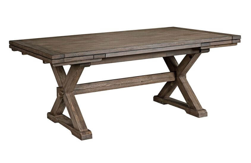 KINCAID FOUNDRY SAW BUCK DINING TABLE 59-056