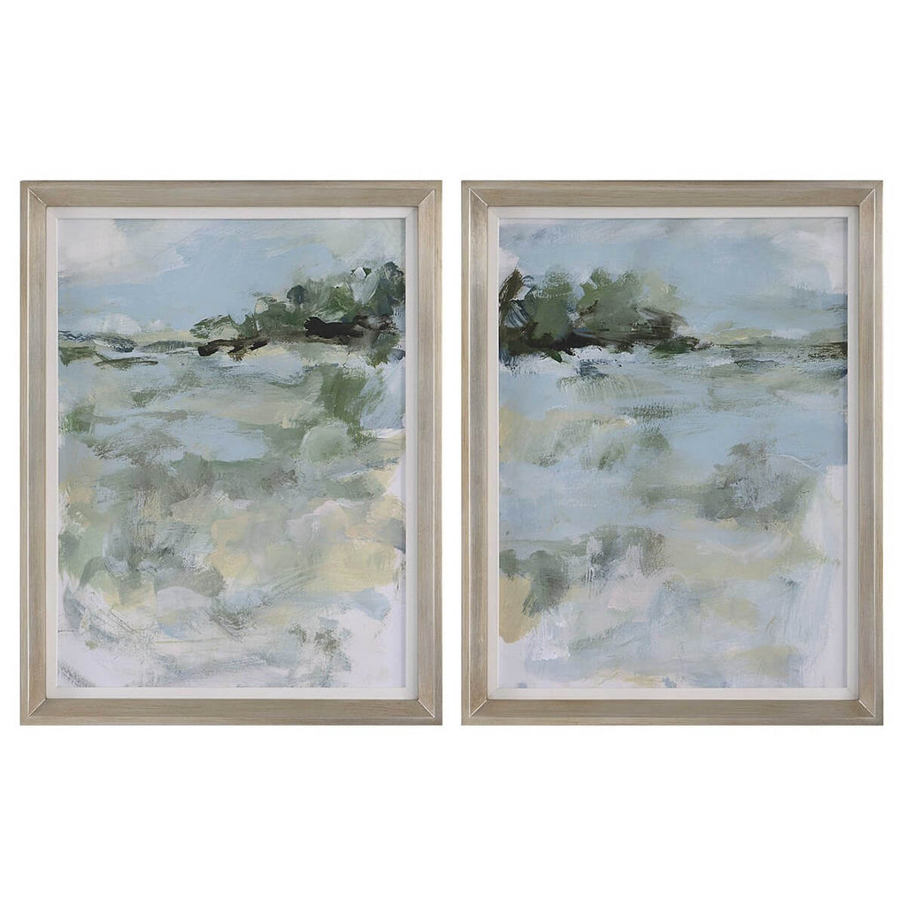 UTTERMOST FAR AWAY VIEW FRAMED PRINTS  S/2 41454