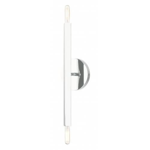 LIVEX LIGHTING Monaco Sconce Polished Chrome 46981-05