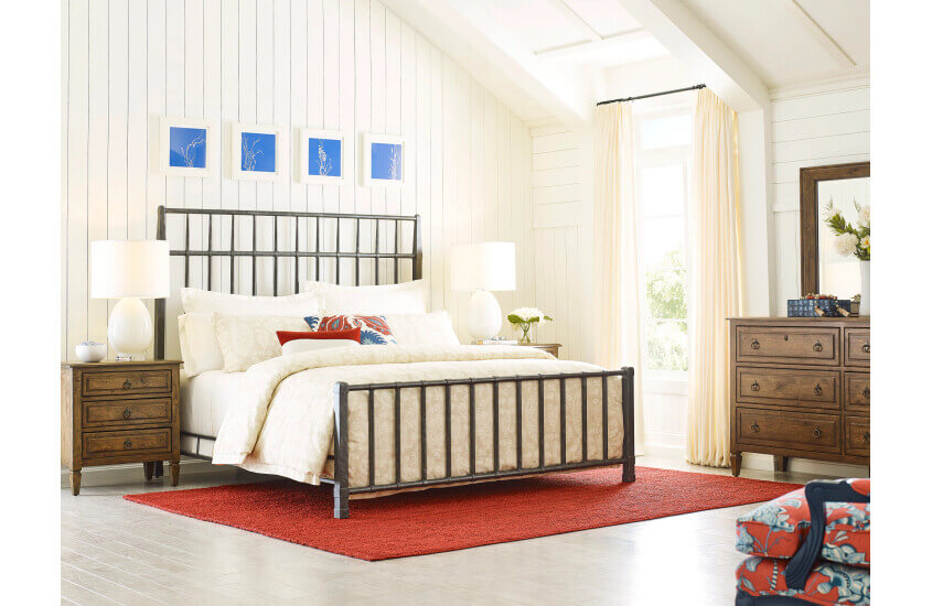 KINCAID ACQUISITIONS SYLVAN QUEEN METAL BED 111-300P