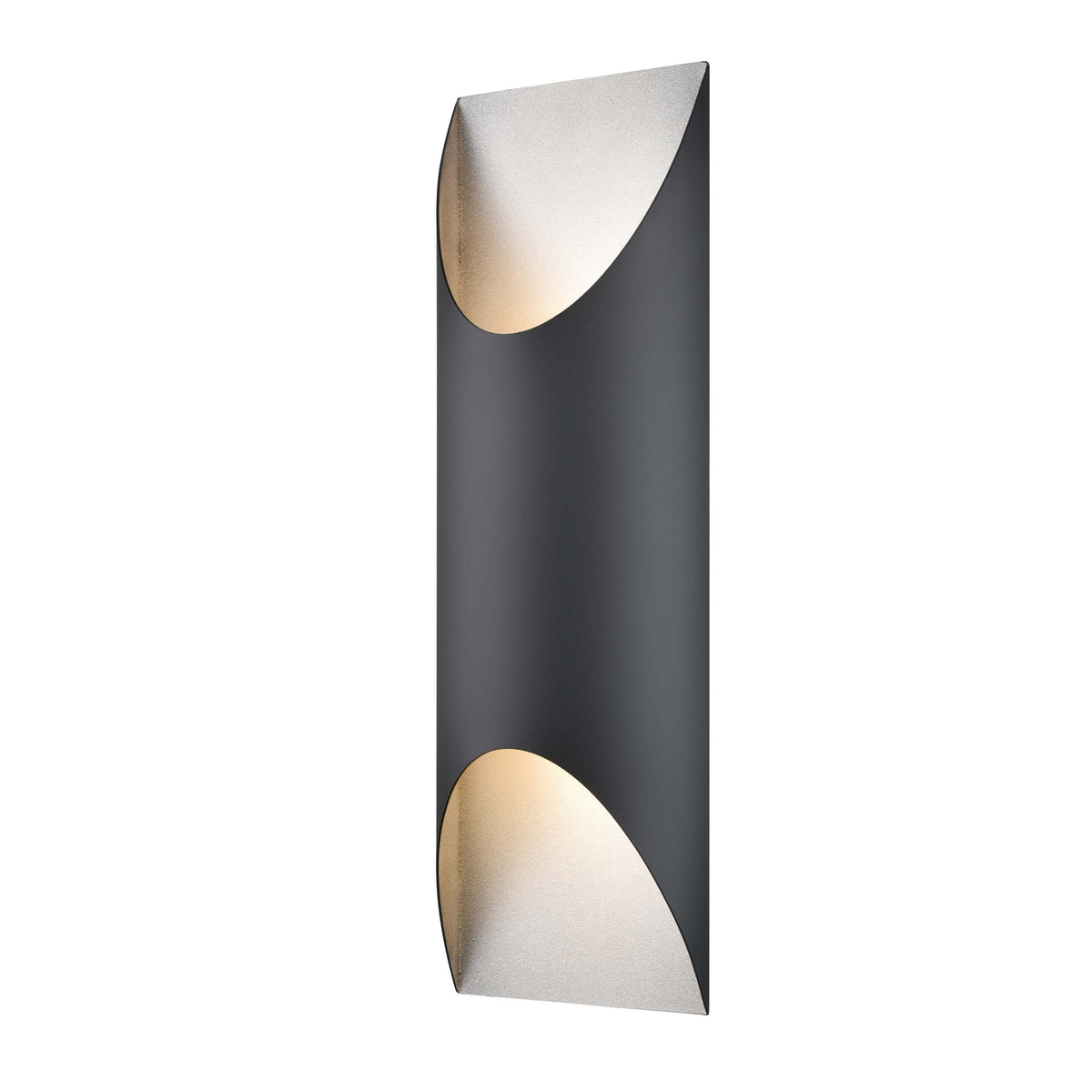 DVI LIGHTING BRECON OUTDOOR ROUND 24" SCONCE DVP43092SS+BK