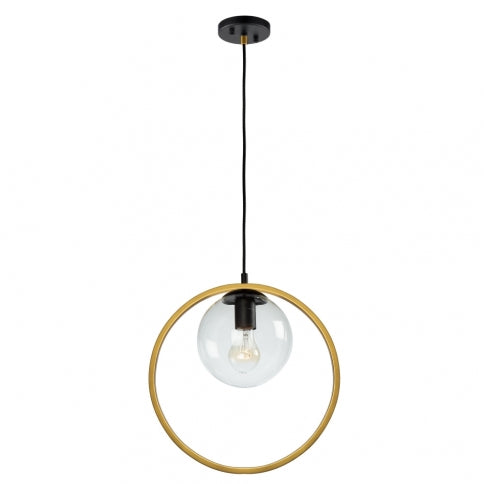 ARTCRAFT LIGHTING LUGANO 1 LIGHT CORD PENDANT AC10890VB