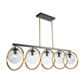 ARTCRAFT LIGHTING LUGANO 5 LIGHT ISLAND PENDANT AC10896VB