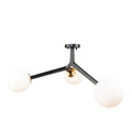ARTCRAFT LIGHTING RAVELLO 3 LIGHT SEMI FLUSH AC10973VB