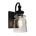 ARTCRAFT LIGHTING CASTARA 1 LIGHT WALL MOUNT AC11591BK