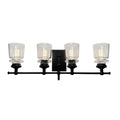 ARTCRAFT LIGHTING CASTARA 4 LIGHT WALL MOUNT AC11594BK