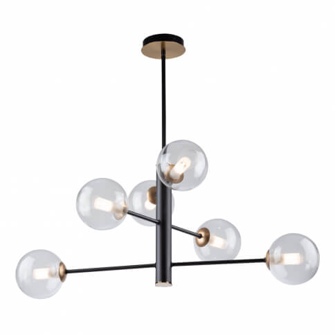 ARTCRAFT AURELIA  6 LIGHT CHANDELIER  AC11765VB