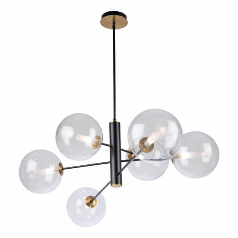 ARTCTRAFT AURELIA  6 LIGHT CHANDELIER AC11766VB
