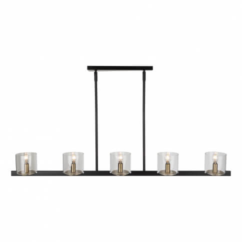 ARTCRAFT SALINAS 5 LIGHT ISLAND AC11825BB