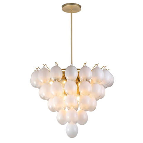 ARTCRAFT GLOBO 13 LIGHT CHANDELIER AC11994WH