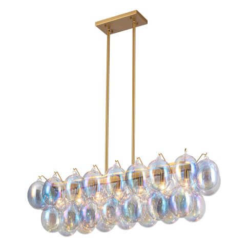 ARTCRAFT GLOBO 8-LIGHT LINEAR ISLAND AC11998LU