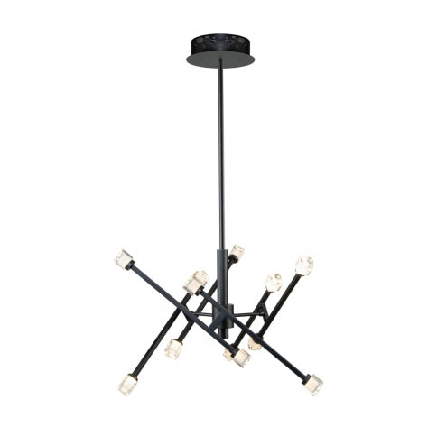 ARTCRAFT LIGHTING BATTON 14.5W LED PENDANT AC6640BK