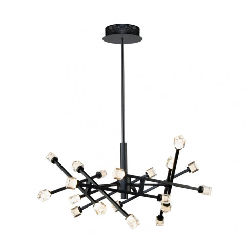 ARTCRAFT LIGHTING BATTON 27W LED PENDANT AC6641BK
