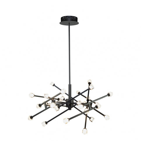 ARTCRAFT LIGHTING BATTON 39W LED PENDANT AC6642BK